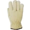 Magid Leather Drivers Gloves, Leather, Slip On Cuff, Tan, M 12 PK B742EM - alternate 2